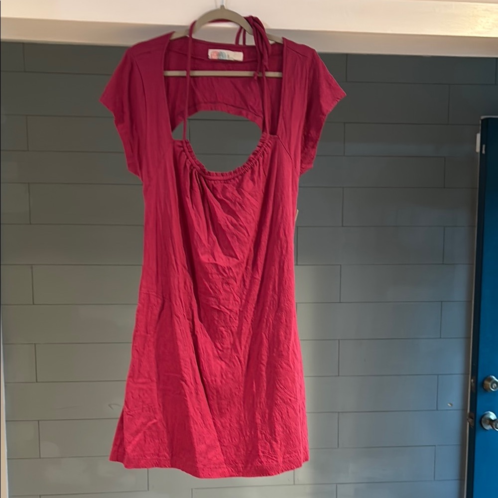 NWT Free People Beach Women's Pink Swim Coverup